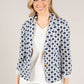 Dotted Single Breasted Blazer