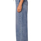 "Ab"solution Skyrise Drawstring Waistband Wide Leg Jeans