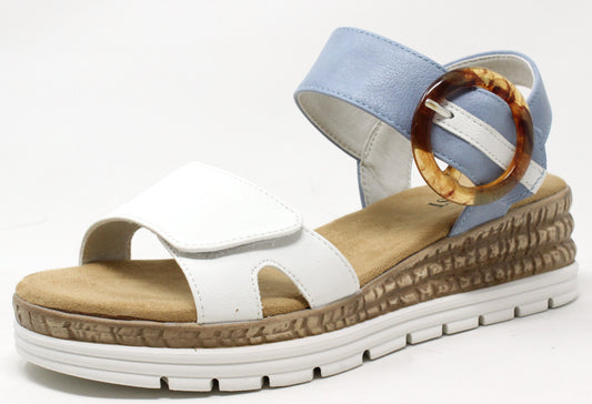 Wedge Sandal with Buckle