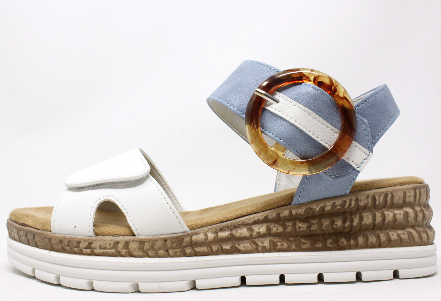 Wedge Sandal with Buckle