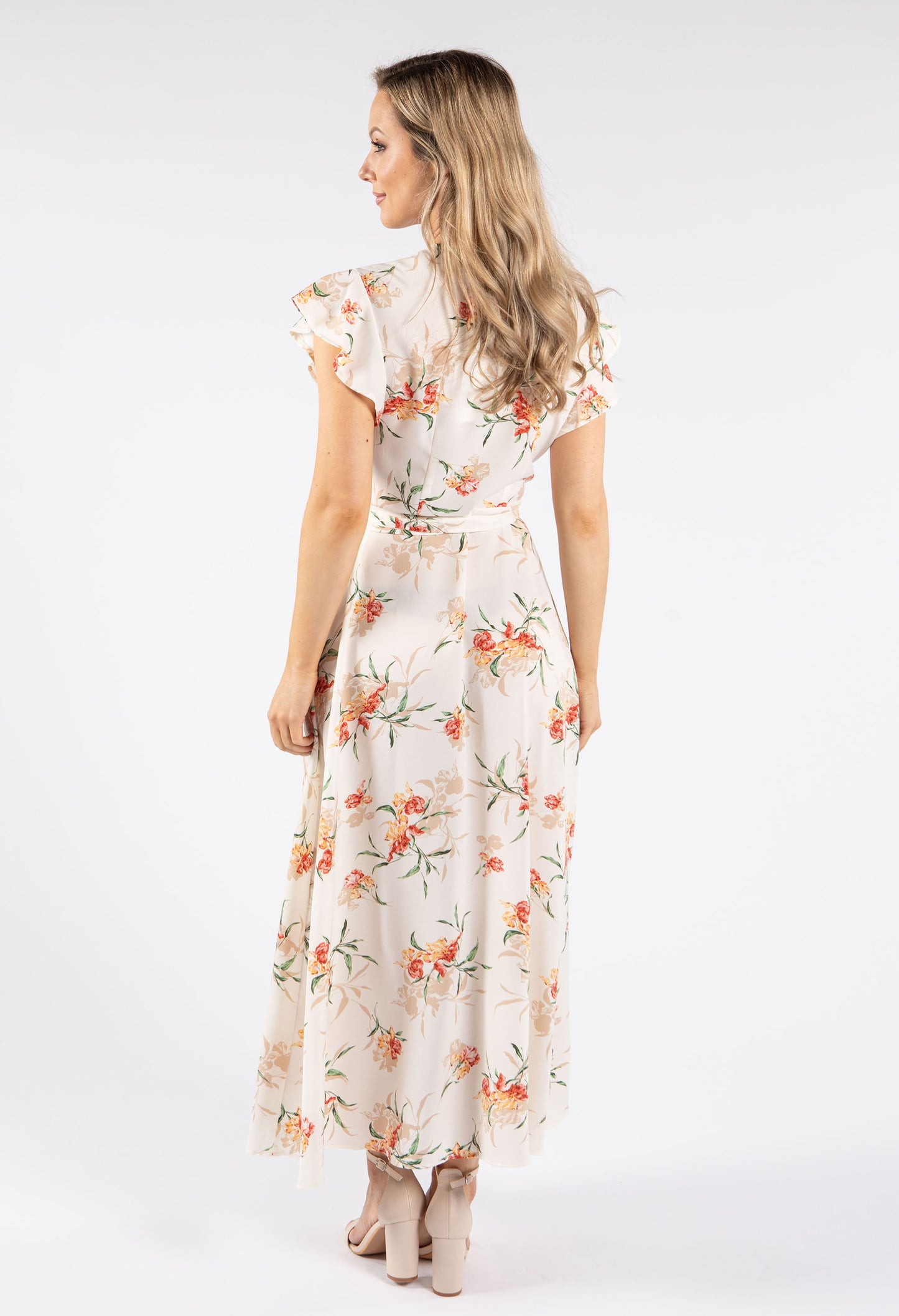 Floral Wrap Maxi Dress