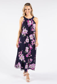 Floral Print Summer Maxi Dress