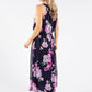 Floral Print Summer Maxi Dress