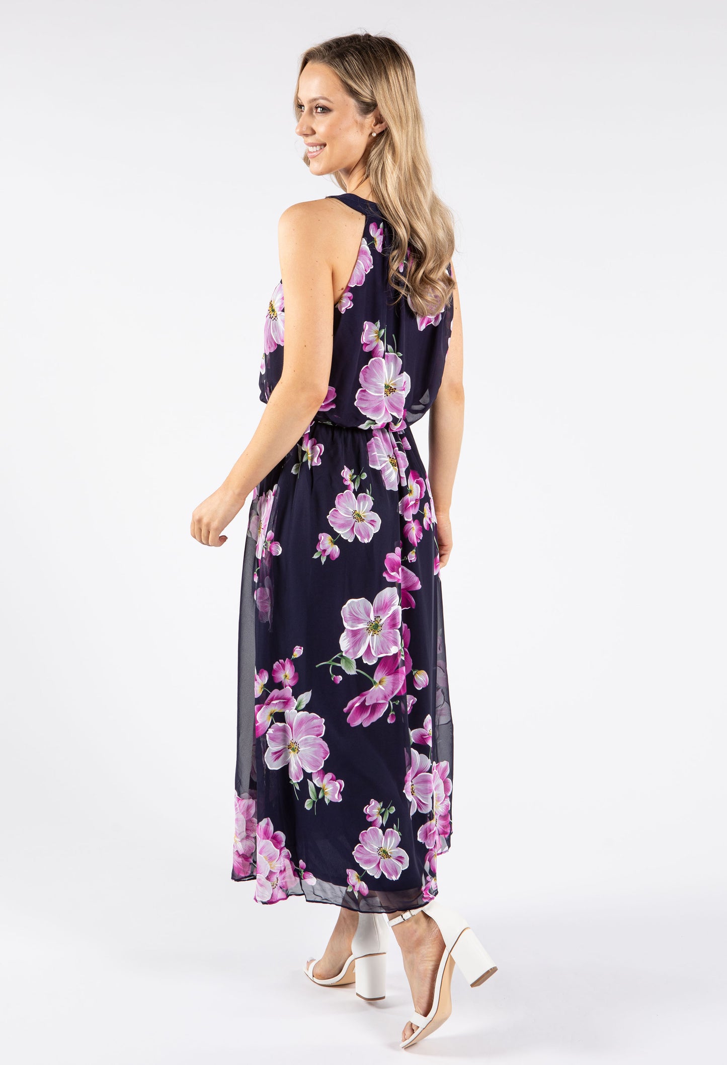 Floral Print Summer Maxi Dress