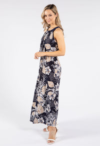 Floral Print Maxi Dress