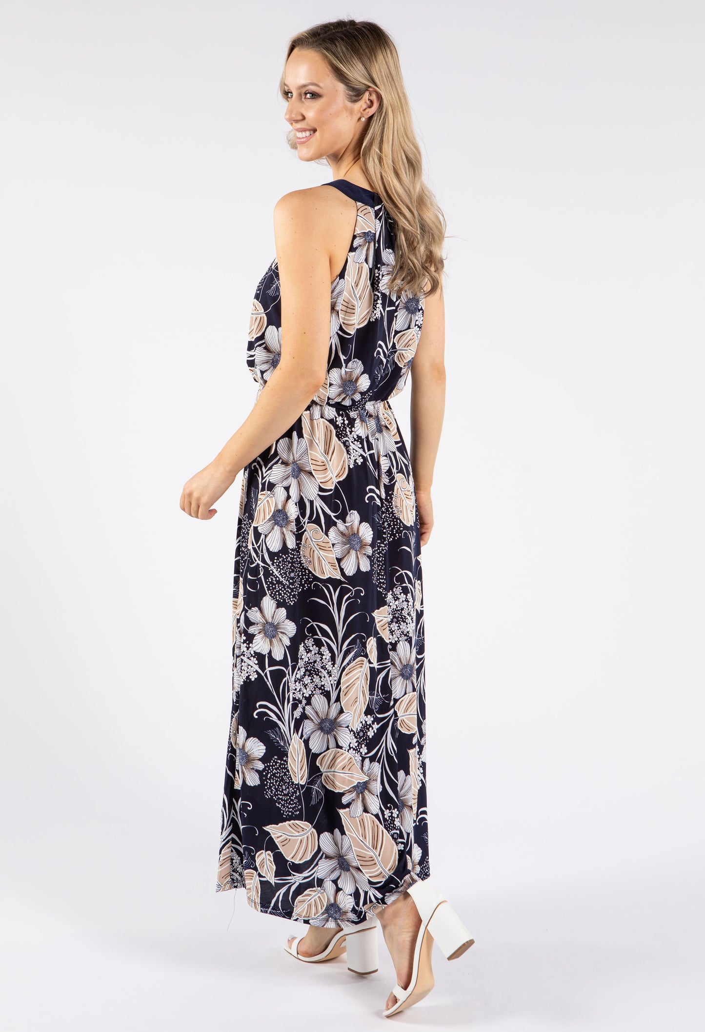 Floral Print Maxi Dress