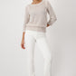 Diamante Detail Stylish Knit Sweater