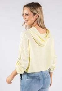 Hooded Buttoned Blouse