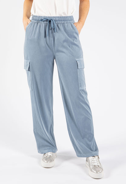 Wide Leg Cargo Trousers