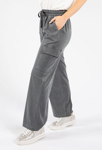 Wide Leg Cargo Trousers