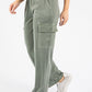 Wide Leg Cargo Trousers