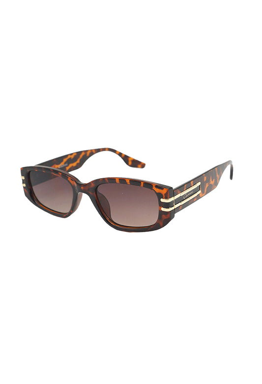 Side Detail Slim Sunglasses