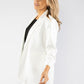 Ruched Sleeve Blazer