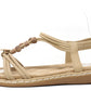 Wooden Beaded Sandal