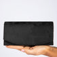 Suede Clutch Bag