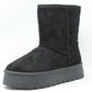 PLATFORM FAUX FUR LINED BOOT