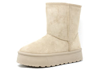 PLATFORM FAUX FUR LINED BOOT