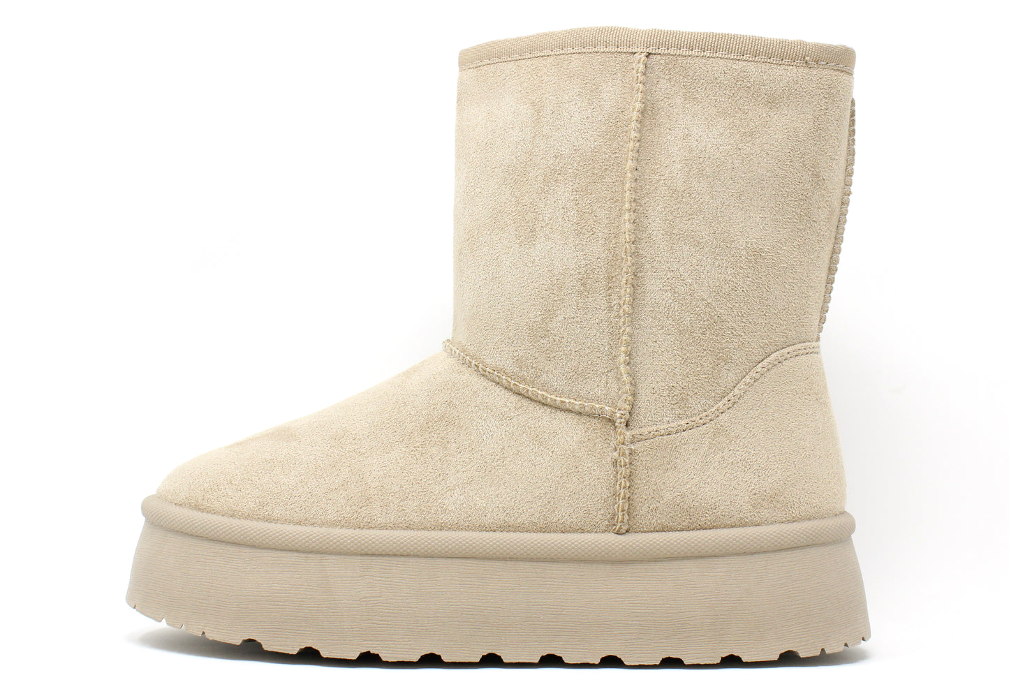 PLATFORM FAUX FUR LINED BOOT