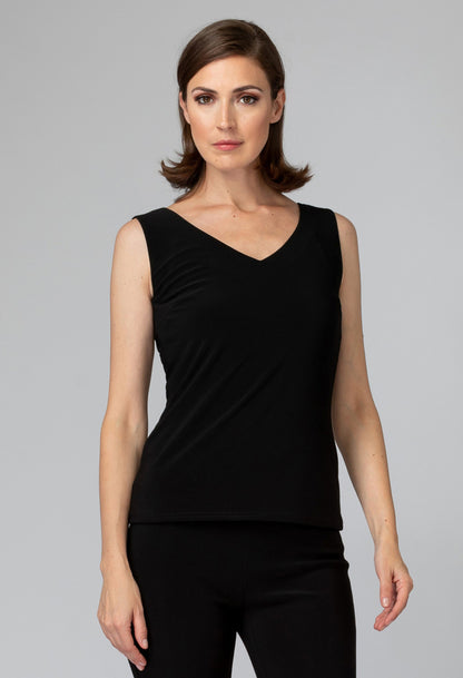 V-NECK SLEEVELESS TOP