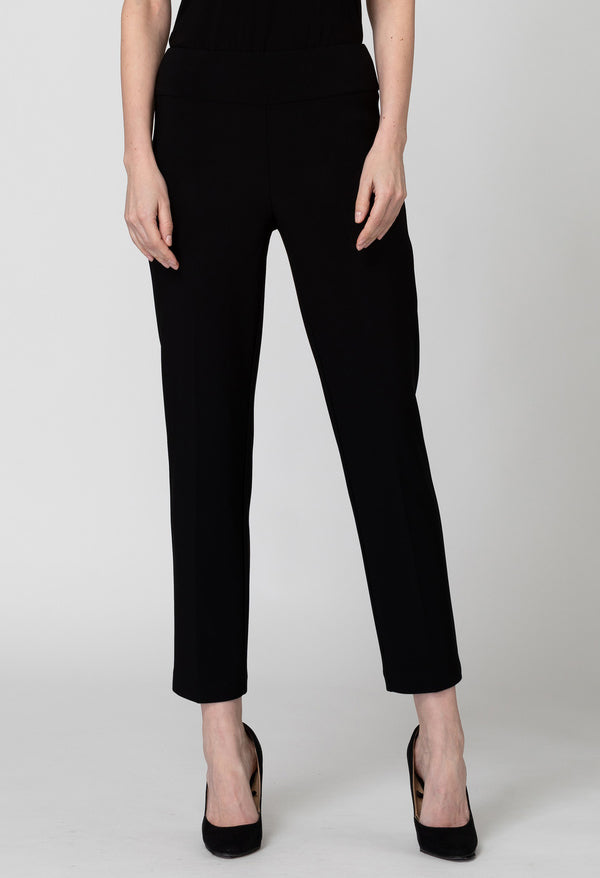 Pleated Front Cropped Pants