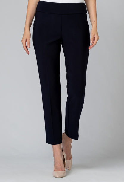 Pleated Front Cropped Pants