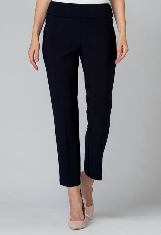 Pleated Front Cropped Pants