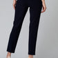 Pleated Front Cropped Pants