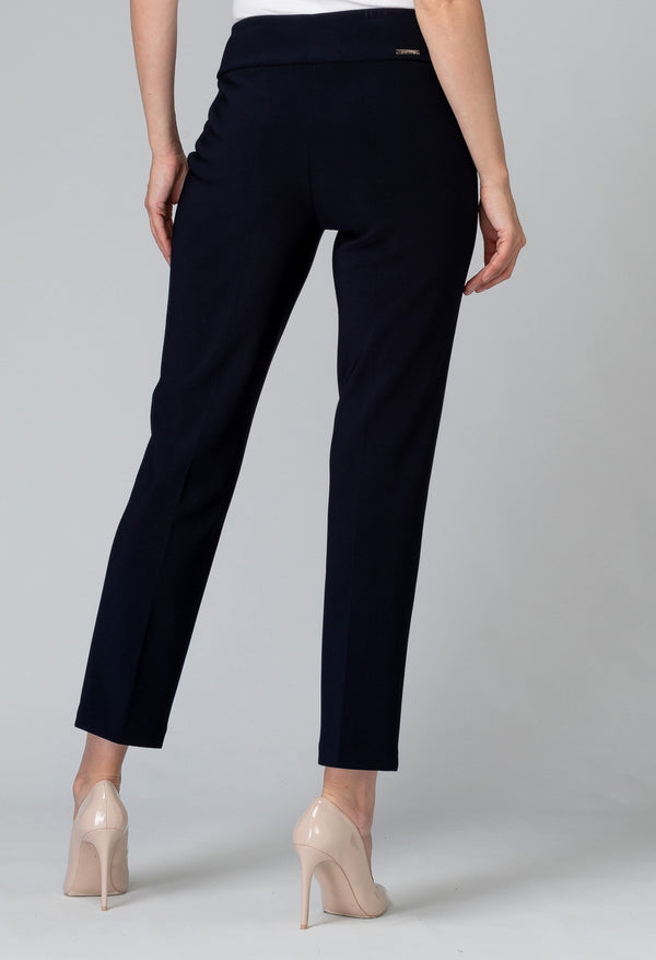 Pleated Front Cropped Pants