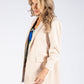 Ruched Sleeve Blazer