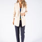 Ruched Sleeve Blazer