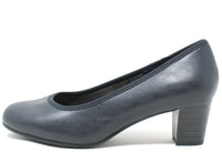 Leather Look Slip On Heel