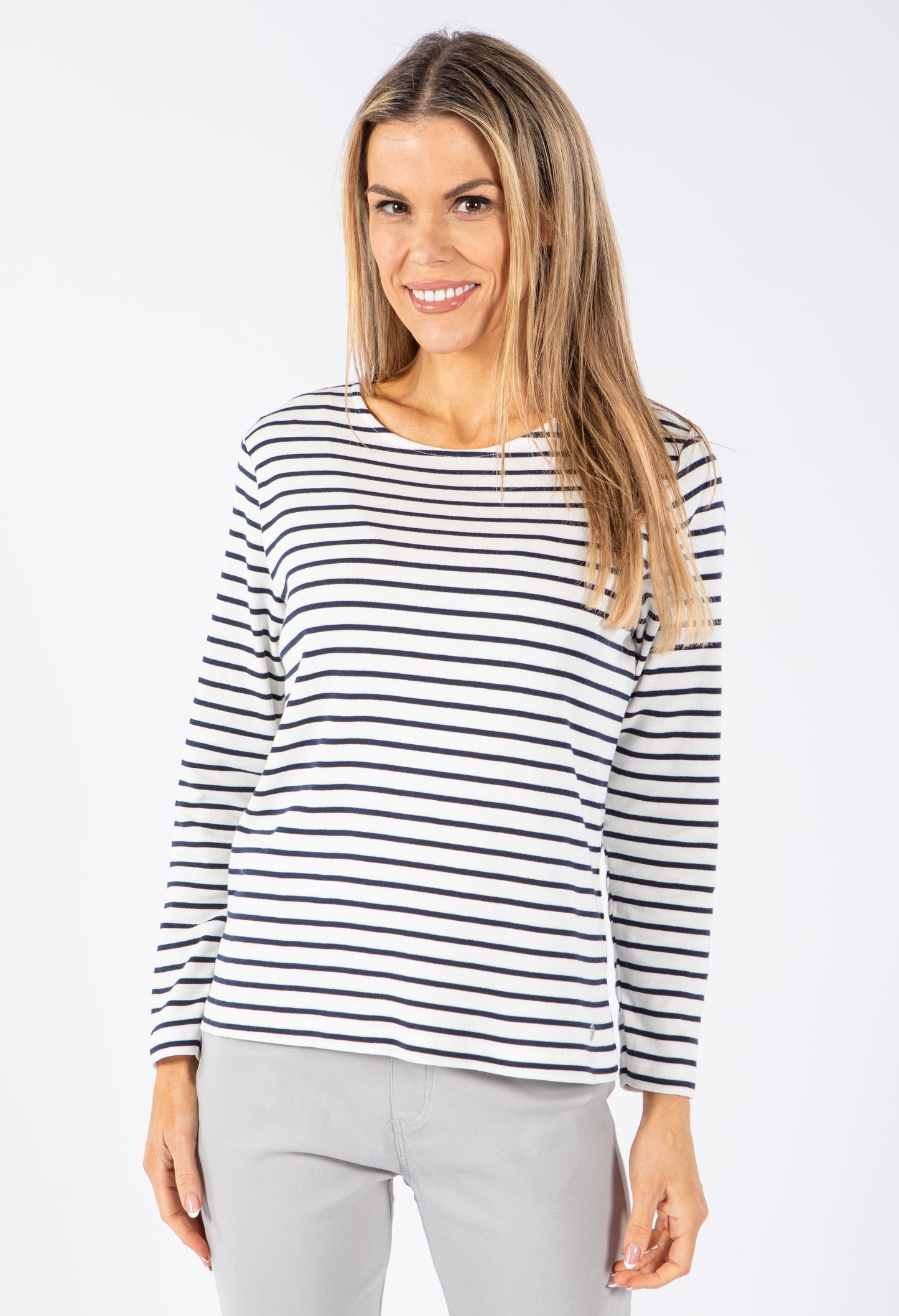 Striped Long Sleeve Top