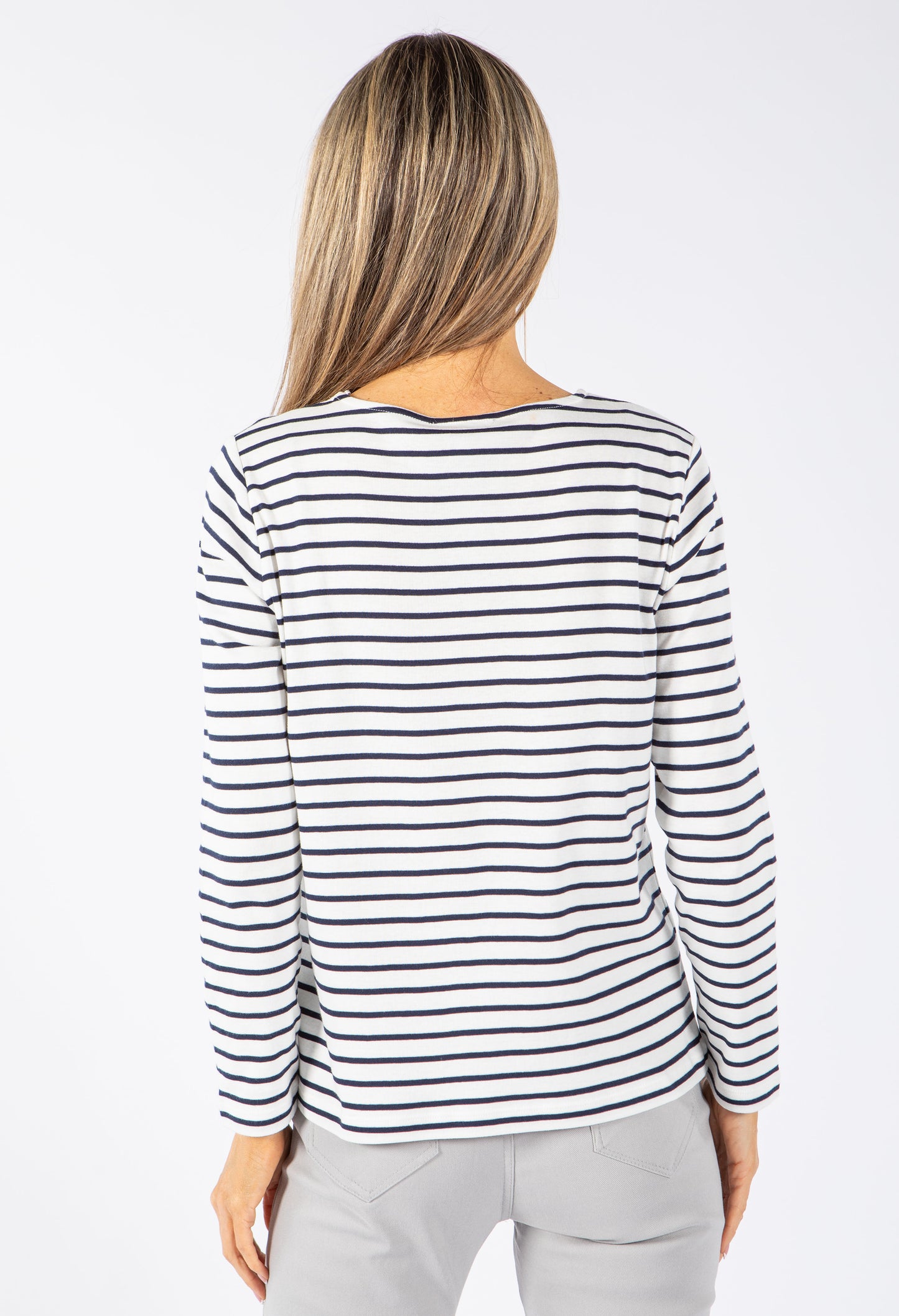 Striped Long Sleeve Top