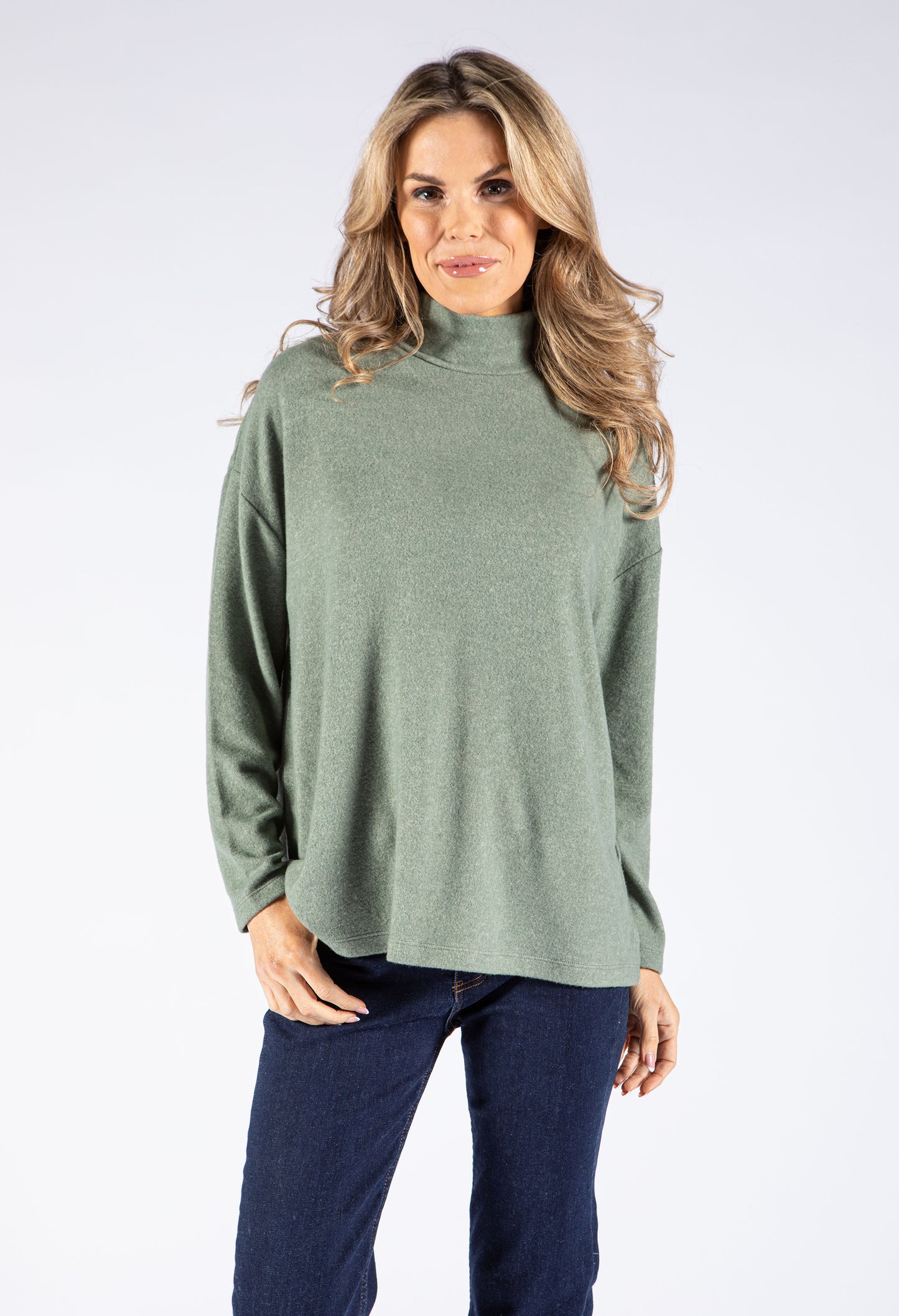 Soft Touch Mock Neck Knit