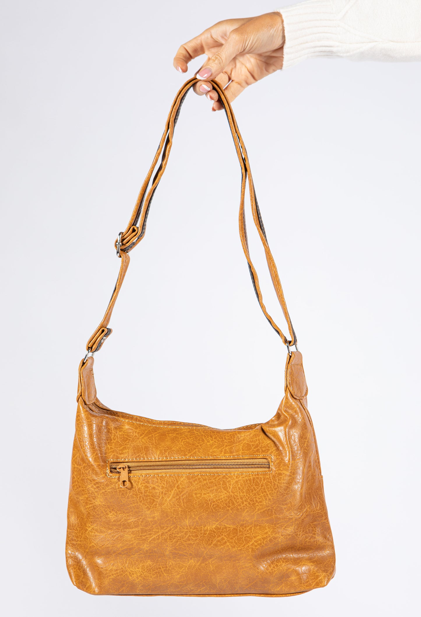 Double Front Pocket Crossbody Bag