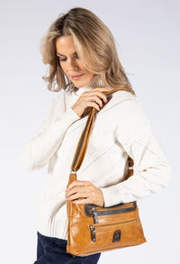 Double Front Pocket Crossbody Bag