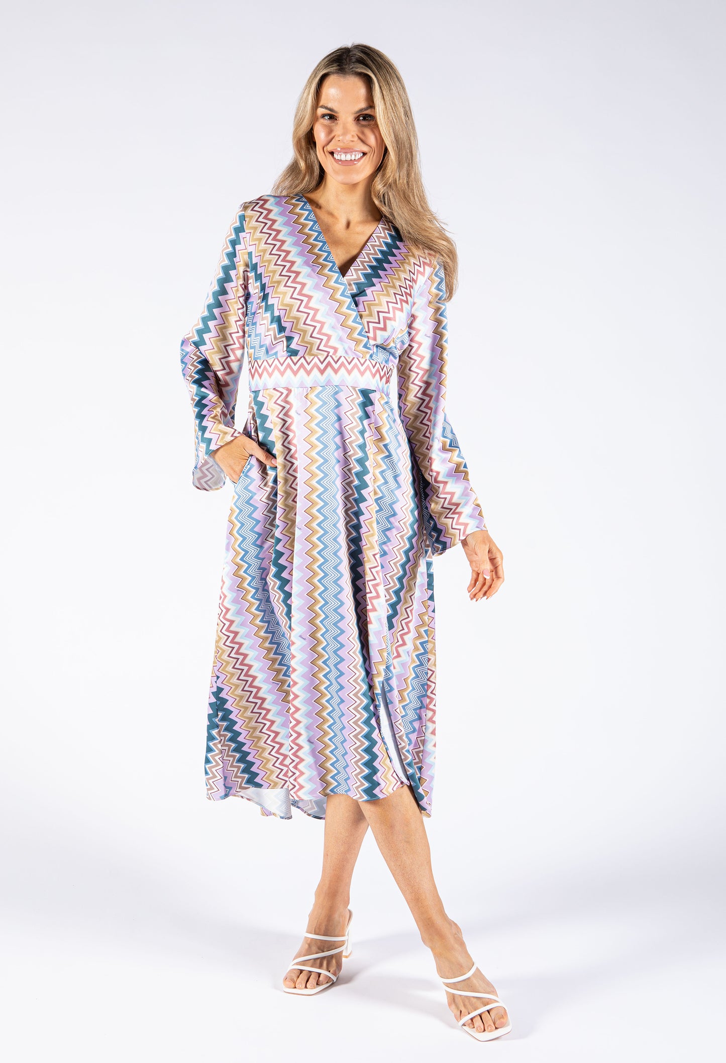 A-Line Wrap Dress