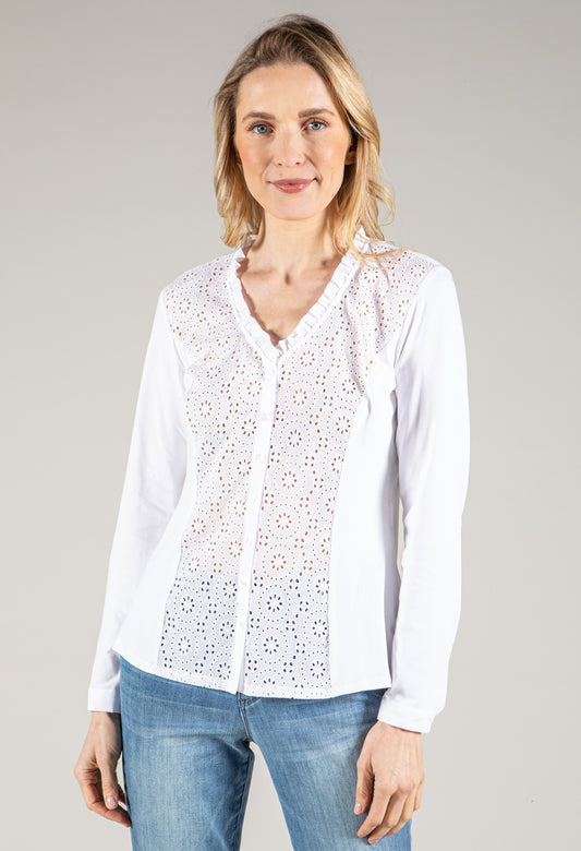 Cut-out Detail Blouse