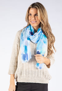 Faded Polka Dot Scarf