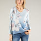 Diamante Floral Knit