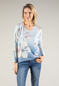 Diamante Floral Knit