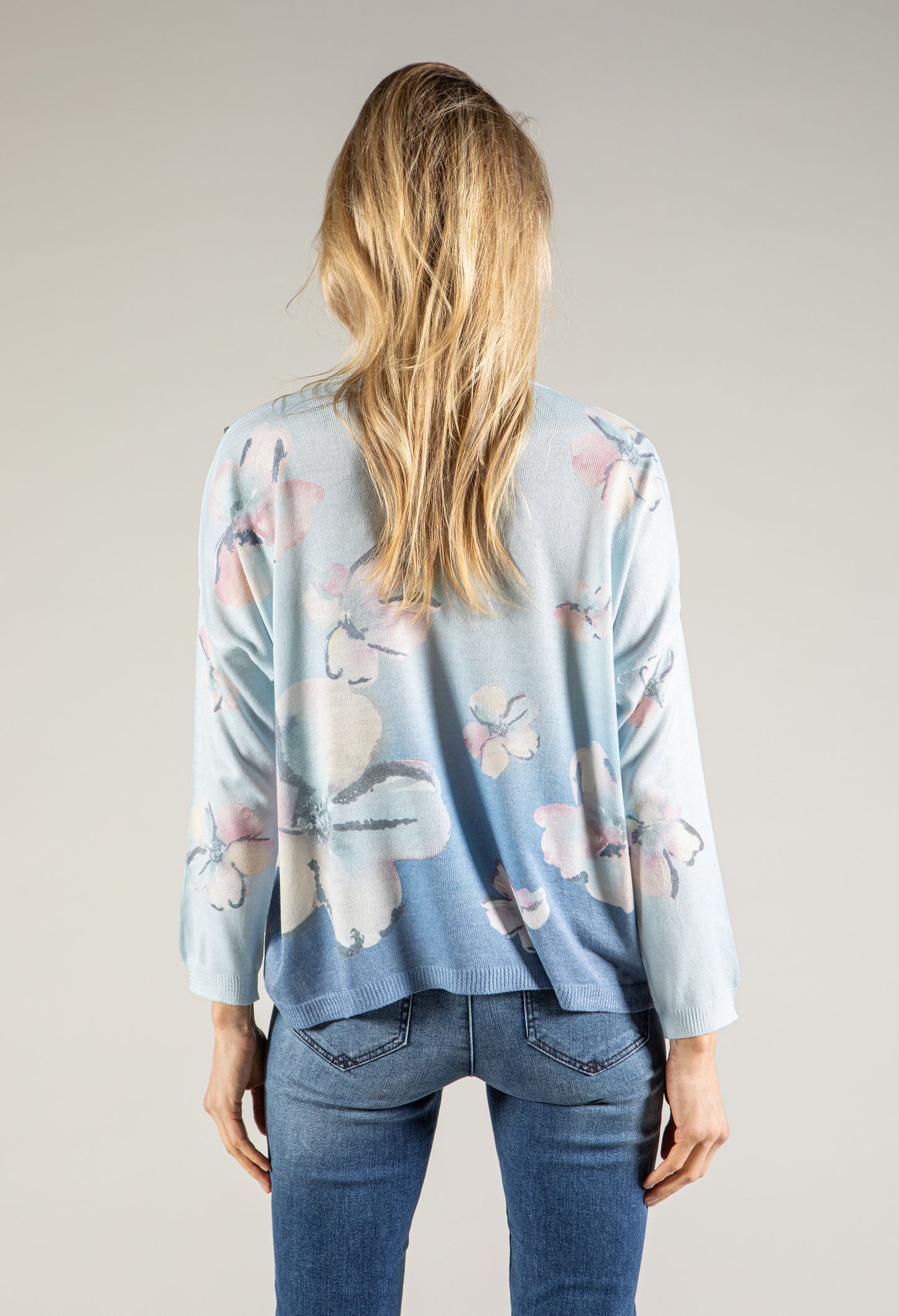 Diamante Floral Knit