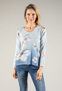 Diamante Floral Knit