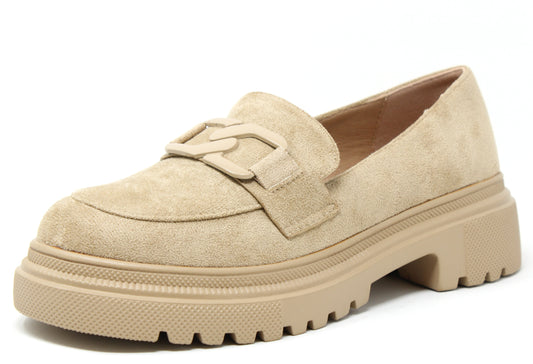 Microfibre Buckle Loafer