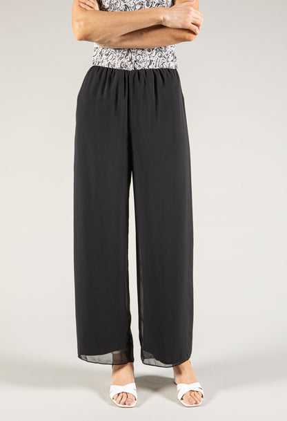 Chiffon Straight Leg Trouser