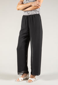 Chiffon Straight Leg Trouser