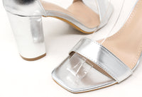 Squared Toe Block Heel