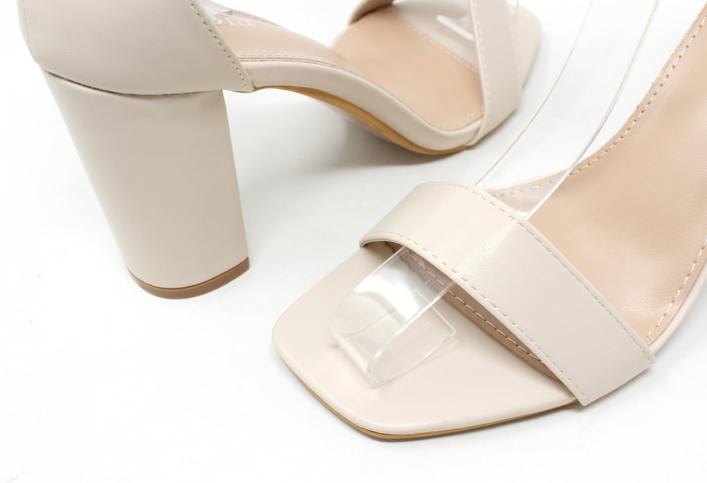 Squared Toe Block Heel