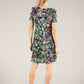 Floral Print Plisse Print Dress