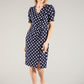 Polka Dot Ruched Dress